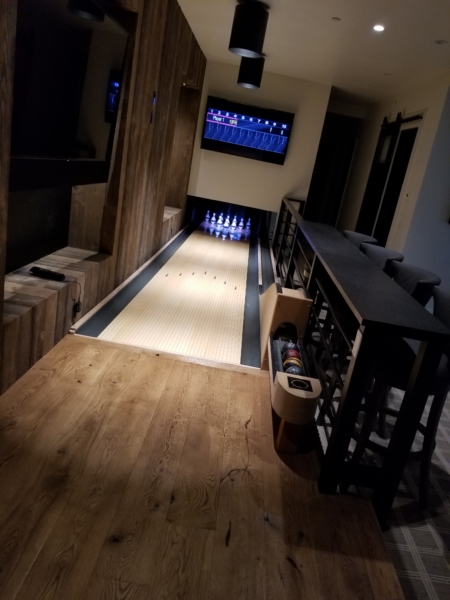 Residential Bowling Alley, Home Floor Plans With Bowling Alley