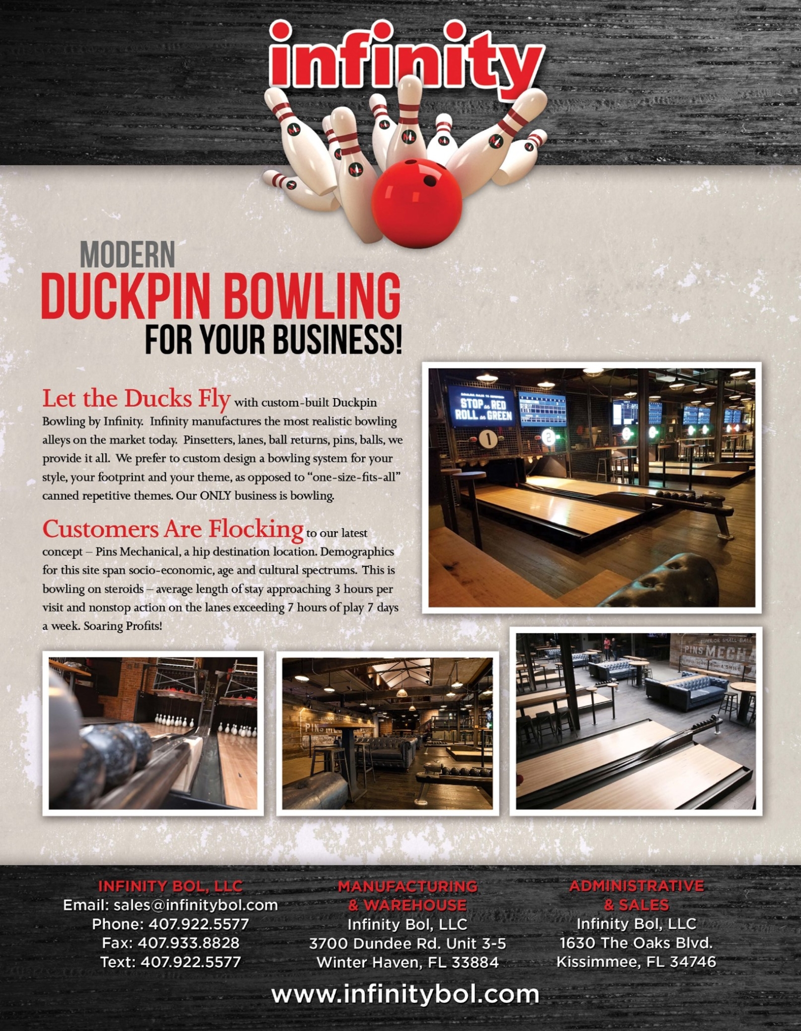 DuckPin Bowling the original Mini Bowling Attraction